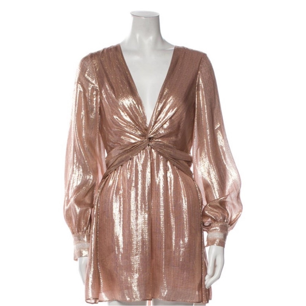 Elegant Metallic Dress Ramy Brook